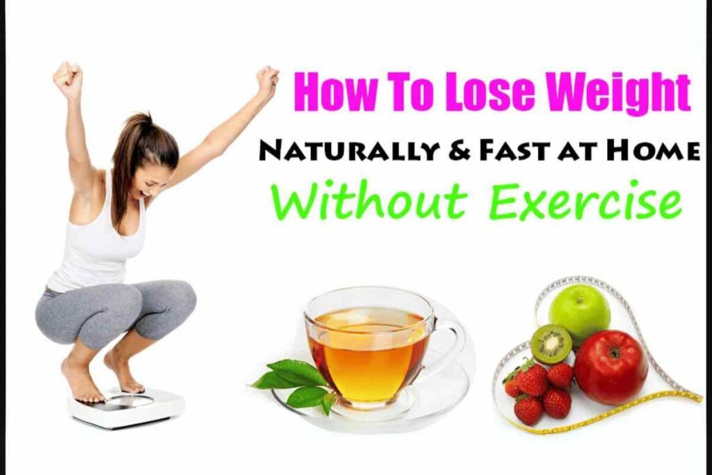 How to Lose Weight Naturally at Home Without Exercise